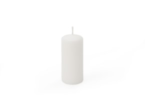 VELA CILINDRICA D.4X9CM BRANCA