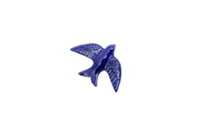 GOLONDRINA 8.5X6X2.2CM AZUL COBALTO