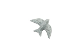 GOLONDRINA 8.5X6X2.2CM CINZA
