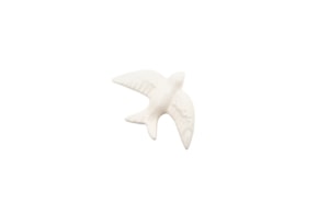 GOLONDRINA 8.5X6X2.2CM BLANCA