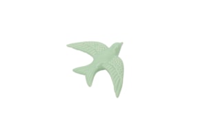 SWALLOW 11.5X8X2.5CM GREEN