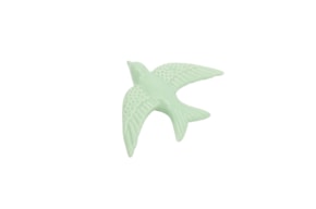 SWALLOW 11.5X8X2.5CM GREEN
