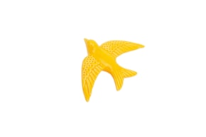 SWALLOW 11.5X8X2.5CM YELLOW
