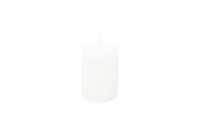 VELA CILINDRICA D.4X6CM BLANCA