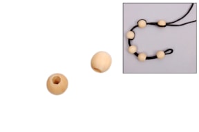SET 24 WOOD BALLS 1.3CM