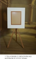 1 LIENZO 56X66 c/moldura cristal platex 30x40